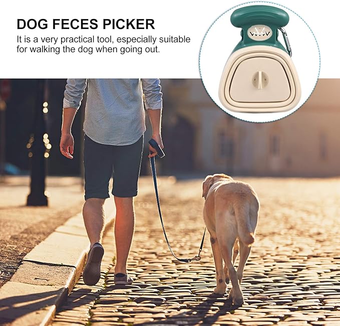 Portable Foldable Dog Poop Picker Outdoor PET Waste Collection Tool Ergonomic Grip Lightweight and Sturdy Design for Easy Cleanup