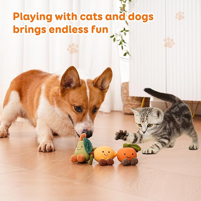Dog chew Toys, Interactive Dog chew Toys, Suitable for All Types of Dogs who Like to chew and Interact. Sound pet Toys, Specially Designed for Dogs who Love to chew（Orange）