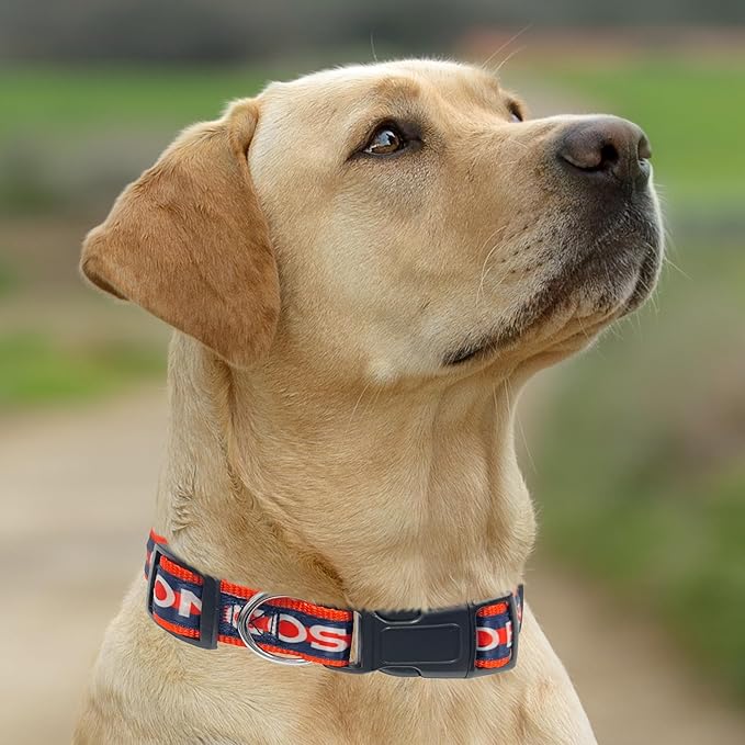 New & Improved Pets First NFL Licensed PET Collar- Heavy-Duty, Strong, and Durable New Dog Collar. Available in 32 Football Teams and 4 Sizes