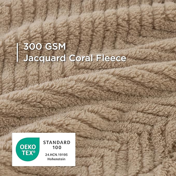Bedsure Dog Blanket for Medium Dogs Washable - Fluffy Fuzzy Puppy Cat Blanket with Premium 300GSM Coral Fleece Soft for Pet Kitten Doggy, Brown, 30x40IN