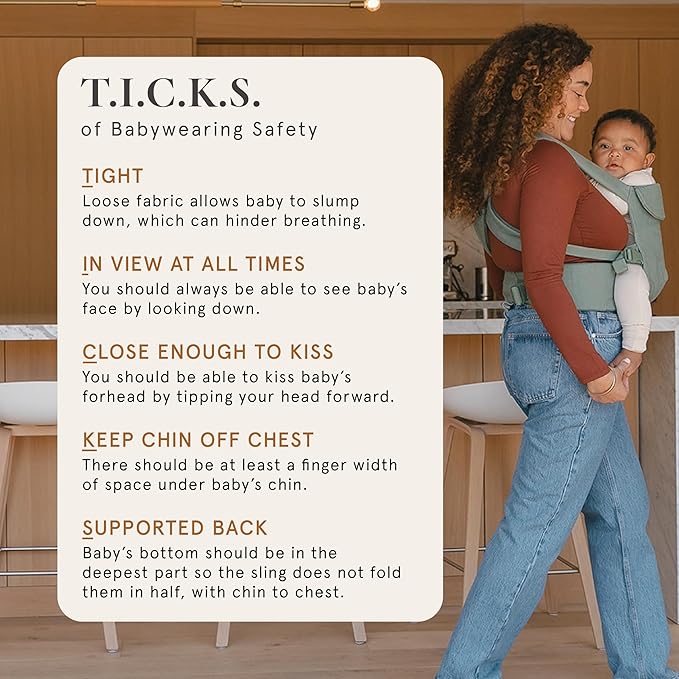 WildBird - Aerial Buckle Carrier - 2-24 Months - Standard (XS-XL) Willow - Front or Back Carry - Cross Straps, Lumbar Support, Headrest - Hip Healthy - Baby Carrier - Baby Essentials - New Mom Gifts