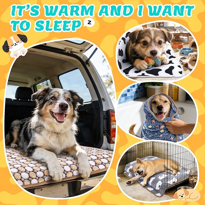 6 Pcs Guinea Pig Blankets Bedding Small Animal Cage Liners Sleep Mat Absorbent Reusable Pet Pee Bedding Pad Cover for Hamster Ferret Chinchilla Rabbit Hedgehog (14 x 28 Inch)