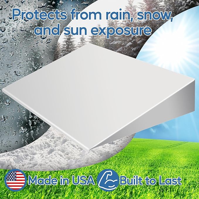 Plexidor Performance Pet Doors Universal Pet Door Awning - Door Canopy for Weather Protection, Spa, and Lawn Areas