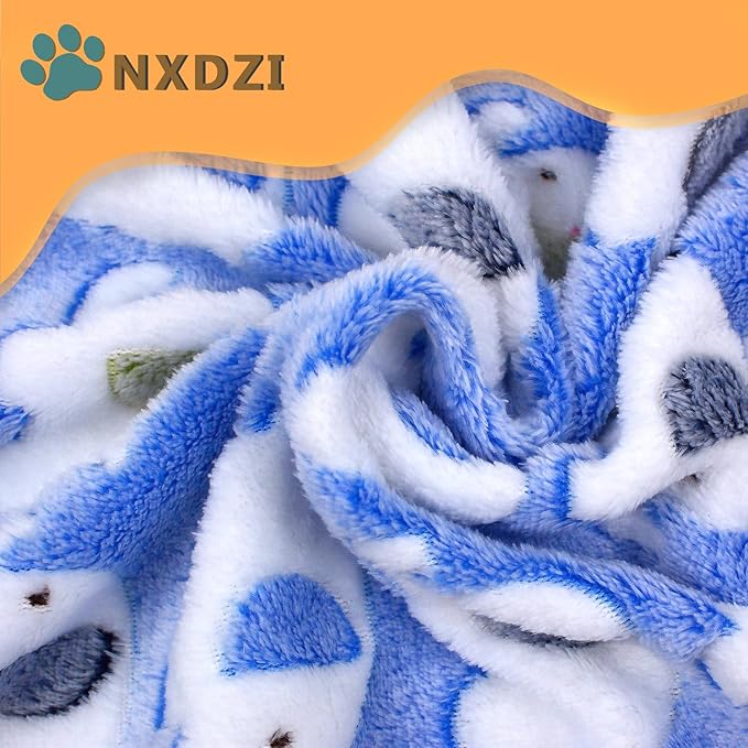 Dog Blankets for Medium Large Dogs, 3 Pack Washable Pet Throw 41" x 31", Fuzzy Soft Puppy Cover for Kennel Crate Bed