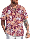 Custom Hawaiian Shirt with Face Photo Picture for Men Women Kids Youth Adult, Tropical Personalized Hawaiian Shirts Gift