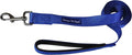 Downtown Pet Supply 6ft Heavy-Duty Dog Leash - Padded Comfort Handle & Stainless Steel Fastener - 0.75in Wide Blue Leash