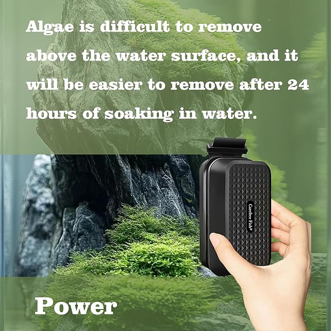 Carefree Fish Aquarium Super Strong Magnetic Cleaner for Glass Fish Tank Magnet Brush Algae Scrapers Floating