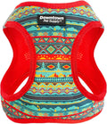 Downtown Pet Supply Step-in Dog Harness – No Pull, Adjustable Padded Mesh with Reflective Trim, Secure Buckle Strap – Comfortable & Breathable Small Dog Harness, X-Large, Tribal