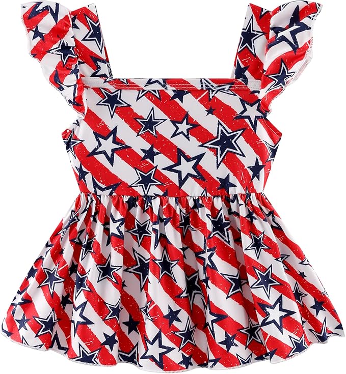 Toddler Baby Girls Summer Clothes Outfits Ruffled Sleeve Dinosaur Shirt Leopard Tops and Shorts Pants Sets 2PCS