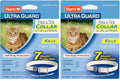 Hartz UltraGuard Flea & Tick Collar for Cats and Kittens,7 Month Flea and Tick Protection-and Prevention,White,(Pack of 2)
