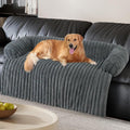 Wn's Day Luxurious Dog Couch Bed, Washable Calming Dog Couch Cover, Removable Couch Protector for Dogs, Waterproof Sofa Bed, Pet Bed Mats for Couch, Pet Couch Covers for Sofa(Grey, XXL)