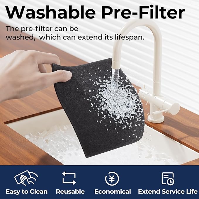 Air Purifiers for Home Large Room up to 2200sq.ft with Washable Filters, EVALIT Air Purifiers for Bedroom with Fragrance, PM 2.5 Display Air Quality Sensor for Smoke Dust Odors, White, 1Pack+3Modes