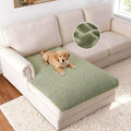 H.VERSAILTEX Non Slip Pet Couch Cover Chenille Dog Bed Protector Thick Soft Sofa Slipcover Pet Friendly Washable Couch Cushion Covers for Pets (40" x 50", Sage)