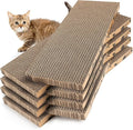 Mini Cat Scratching Board Small Cat Scratcher Cardboard Cat Scratch pad Cat Scratchers for Indoor Cats Cat Cardboard Scratcher Cat Scratching pad (8pcs)