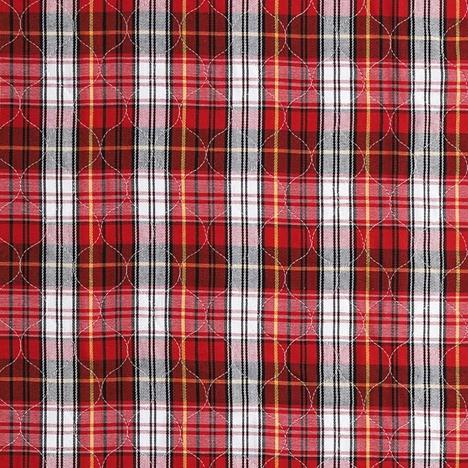 OUTCREATOR® Washable Bed Pads 34" x 54" (Pack of 2) for Incontinence Mattress Protector, Reusable Underpads for Elderly, Adults, Kids, Pets with Anti-Slip Bottom (Red Plaid)