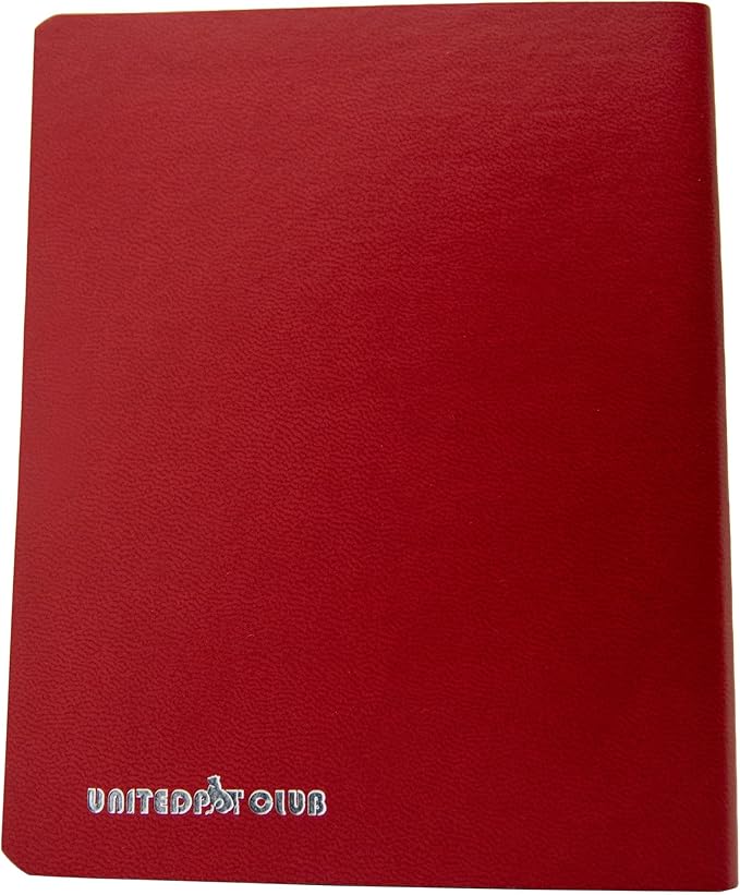 Color Premium PU Leather stitch-sewn US Pet Passport Medical Record for Pet Health and Vaccination English + Spanish for Cat, Dog, Puppy and Kitten (Christmas Red, Single)