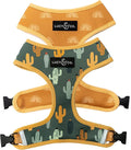 Lucy & Co. Looking Sharp, Cute Reversible Dog Harness Walking Halter - Best Designer Pet Harnesses for Medium Dogs - Padded Adjustable Vest for Easy Walking (X-Small)