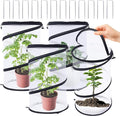 Plant Covers from Animals 20" H X 13" D, 4 PCS Garden Covers Cloches to Keep Animals Out for Outdoor Plants Protectors