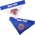Pets First NBA Dog Bandana - New York Knicks Reversible Pet Bandana. 2 Sided Home & Away Sports Bandana with a PREMIUM Embroidery TEAM Logo, Large/X-Large