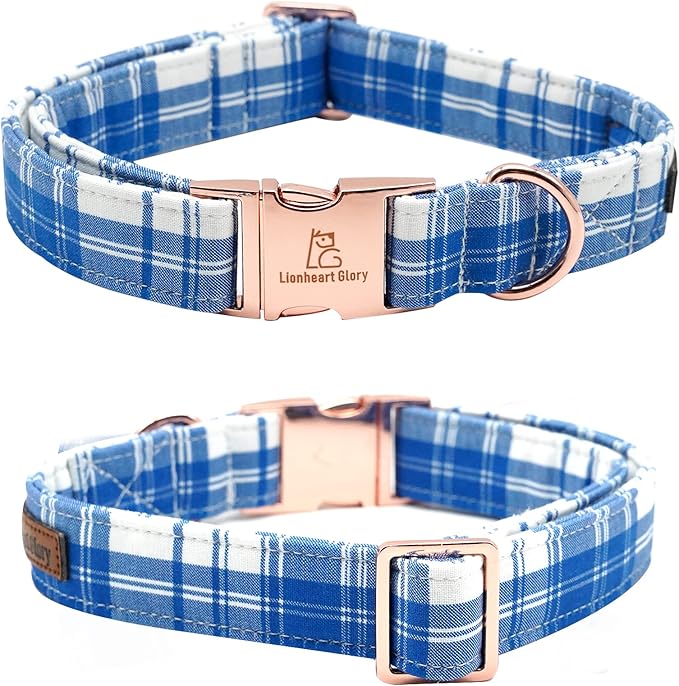Lionheart glory Dog Collar, Boy Dog Collar Bowtie Blue Adjustable Dog Bowtie Collar Bows Dog Collar for X-Small Puppy