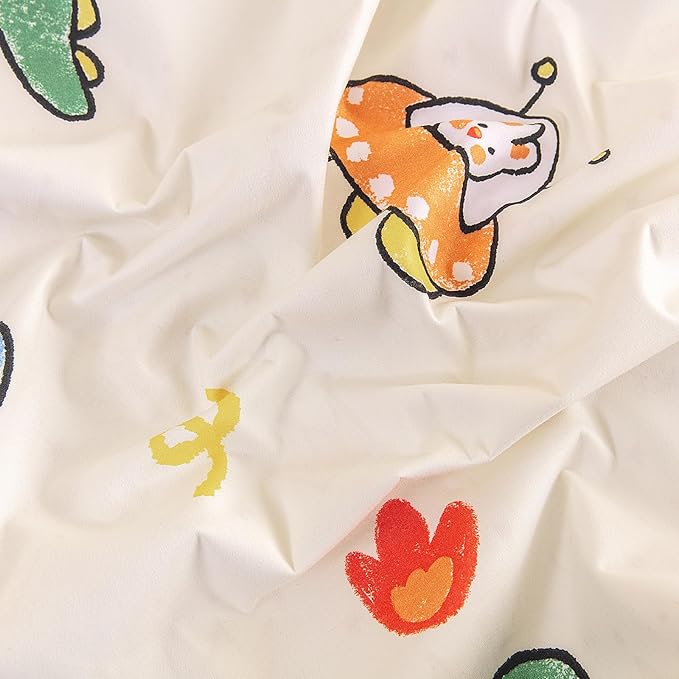 WenBags Waterproof Dog Bed Cover 70 * 78 Inches Throw Size,Pet Hair Resistant Reversible Couch Cover Mattress Protector,Leakproof Bed Liner/Sheet/Blanket for Adults Elderly Pets,Cute Dinosaurs