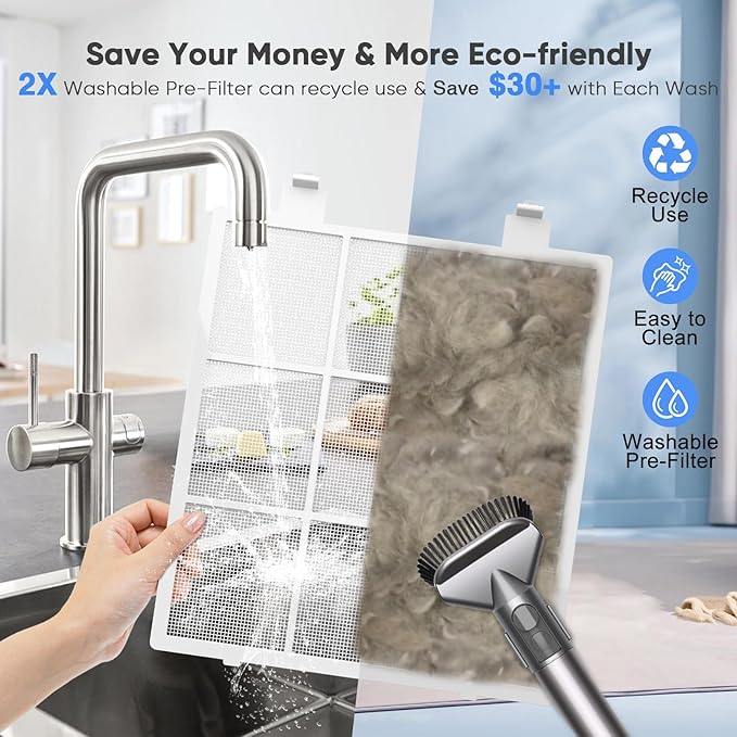 DAYETTE Air Purifiers for Home Large Room Up to 3000 Ft² with HEPA 14 Filter, Pet Air Purifier with Washable Prefilter for Bedroom with Fragrance, Air Cleaner for Smoke Dust Pets Hair Odor, White