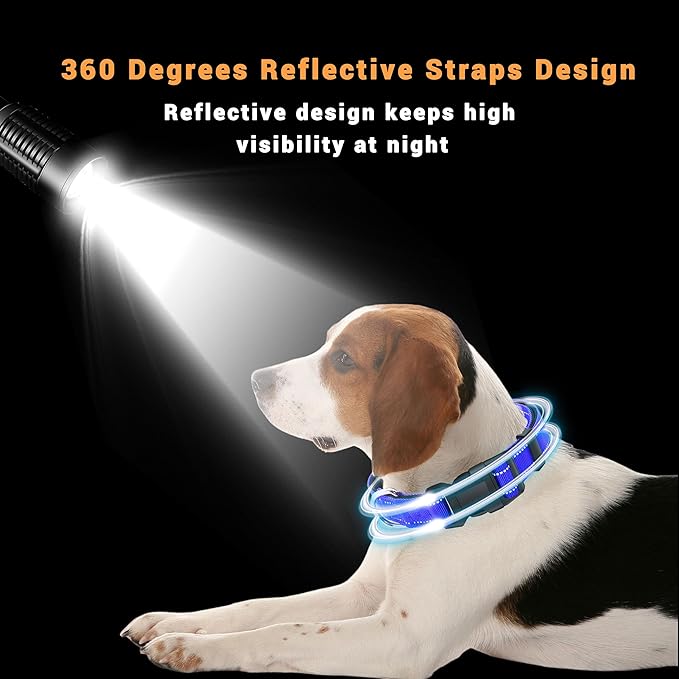 2 Pack Reflective Dog Collar with Safety Locking Buckle, Adjustable Soft Breathable Comfortable Nylon Pet Collar for Small, Medium and Large Dogs, Navyblue, XS