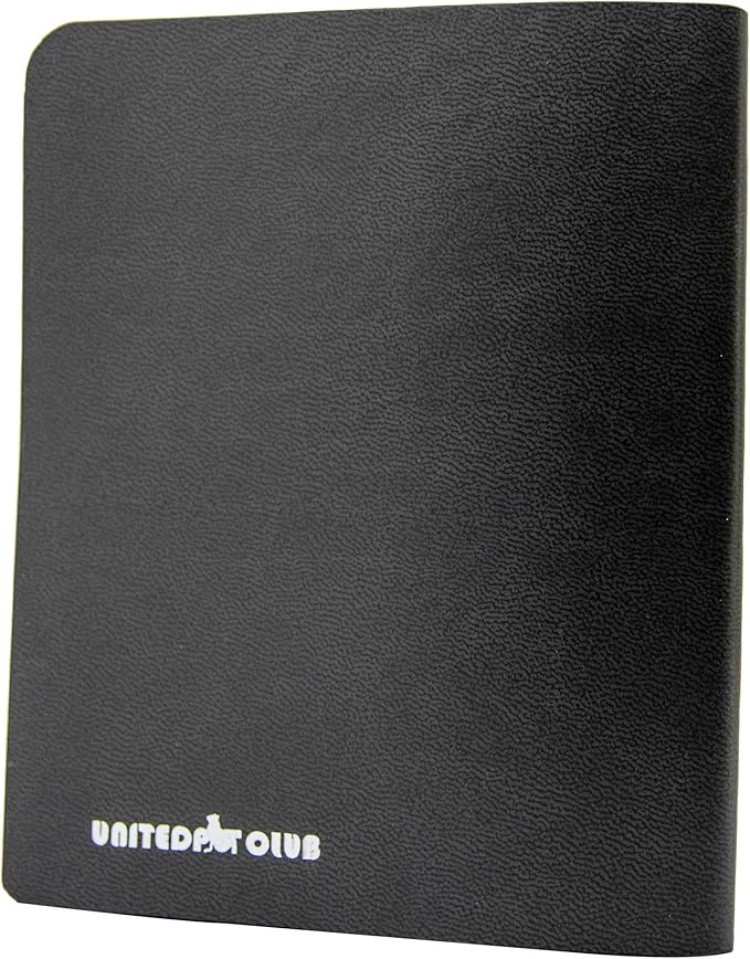 Color Premium PU Leather stitch-sewn US Pet Passport Medical Record for Pet Health and Vaccination English + Spanish for Cat, Dog, Puppy and Kitten (Dark Gray, Single)