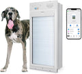 Power Pet® Automatic Roll-Up Pet Door by High Tech Pet – Motorized Vertical Door, Pet-Activated, WiFi App Control, Safety Sensor, Airtight Security, 24/7 Timers