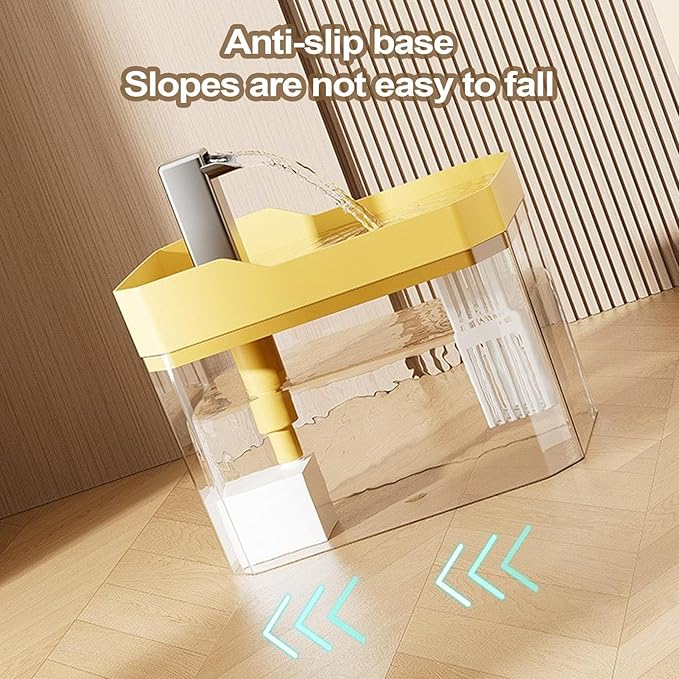 Cat Water Dispenser Fountain, Silent Pet Drinking Organizer, Quiet Supply for Dogs Cats Multi Animal Households Indoors Apartment Dormitory Hotel, Household Supply for Reliable Daily Use