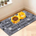 Pet Feeding Mat for Floors Waterproof Dog Mat for Food and Water Absorbent Quick Dry Non Slip mat for Cat Bowls