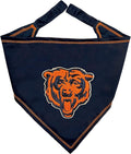 Pets First NFL Chicago Bears TIE Bandana, Large/X-Large. Dog Cat Scarf Bib for Pet. Ultimate Game-Day Party Bandana (CHI-3550-L-XL)