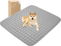 MICROCOSMOS Summer Cooling Mat & Sleeping Pad- Water Absorption Top, Materials Safe, Easy Carry, EZ Clean. Keep Cooling for Pets, Kids and Adults.(Drak Grey, 48" x48")