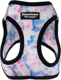 Downtown Pet Supply Step-in Dog Harness – No Pull, Adjustable Padded Mesh with Reflective Trim, Secure Buckle Strap – Comfortable & Breathable Small Dog Harness, Small, Tye Die