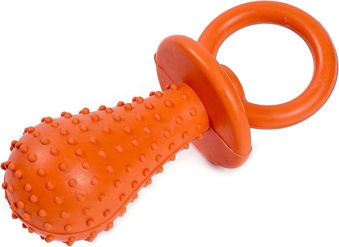 Petface Seriously Strong Rubber Teething Dog Chew, Orange