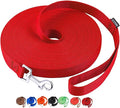 AmaGood Dog/Puppy Obedience Recall Training Agility Lead-15 ft 20 ft 30 ft 50 ft Long Leash-for Dog Training,Recall,Play,Safety,Camping (30feet, Red)
