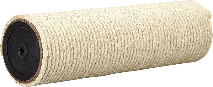 TRIXIE Replacement Sisal Post for Cat Scratching Posts, Backup Scratcher for Indoor Cat Furniture, Trees and Towers, 3.5 in x 11.8 in (9 x 30 cm)