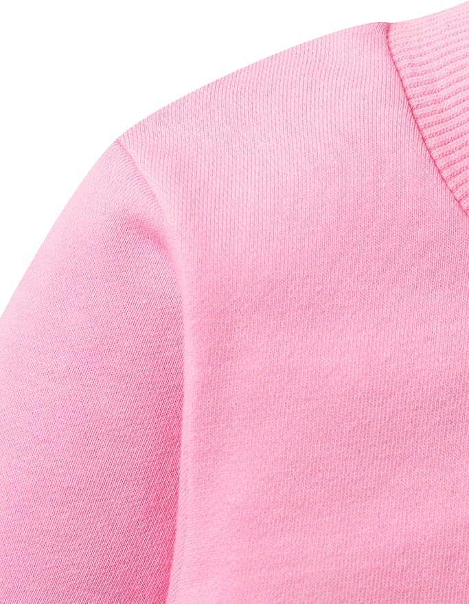 Toddler Baby Girls Cotton Sweater, Long Sleeve Crewneck Sweatshirt Pullover Kids Warm Clothing for Fall Winter