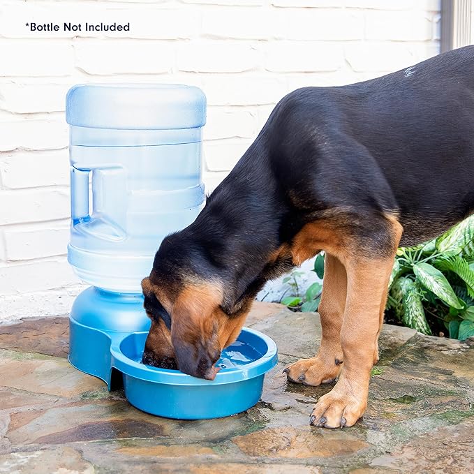 Petmate Big Blue Outdoor Water Bowl, 5 Gallons, (Water Jug Not Included), Made in USA