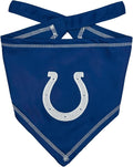 Pets First NFL Indianapolis Colts TIE Bandana, Small/Medium. Dog Bandana Scarf Bib for Pet Cat Dog. The Ultimate Game-Day, Party Bandana