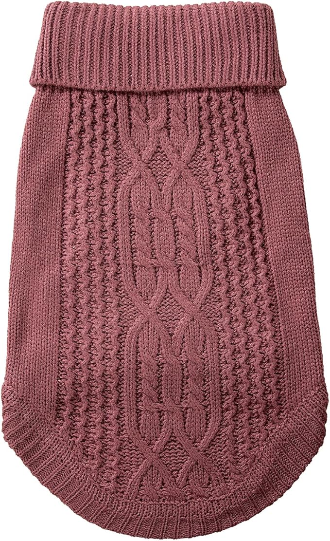 Stretchy Cat Sweater - 17 Colors & 6 Sizes | Snug Winter-Ready Knit for Boy/Girl Cats & Kittens(Maple Leaf Red, Large)