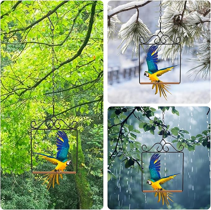 Hummingbird Swings and Perches Hummingbird Perch Humming Bird Swing for Hanging Indoor Outdoor Trunk Lawn Patio Garden