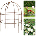 NNG 26 Inch Bird Cage Plant Support, Metal Grow Through Flower Trellis Cage with Dome Top, Garden Plant Support for Peonies Hydrangeas Tomatoes and Climbing Vines