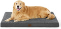 Bedsure XL Dog Beds Large Sized Dog -Comfy Flat Extra Large Pet Beds with Removable Washable Cover, Orthopedic Egg Crate Foam Mat, Suitable for Pet Up to 100 lbs