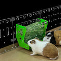 GuineaLoft™ Custom 2-in-1 Hay & Food Feeder - Multiple Colors Options for Guinea Pigs, Rabbits, and Chinchillas – No- Waste Hay Rack with Dual-Compartment Bowl, Easy Cage Mount, Space-Saving Design