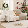 Waterproof Dog Bed Cover, Non-Slip Dog Blanket for Couch, Couch Covers for Dogs Washable, Pet Blanket for Furniture, Pet Bed Mat for Sofa, Car, Pet Supplies (52x82 Inch, Khaki)