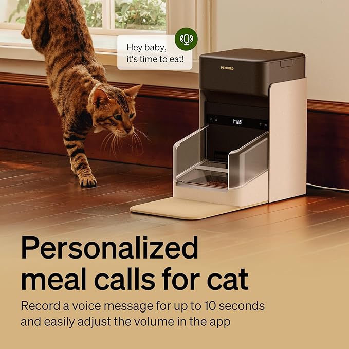 PETLIBRO RFID Automatic Cat Feeder, Collar Tag Activated Personal Meals, 5G Wi-Fi Multiple Cats Feeder for 3 Cats, App Control Cat Food Dispenser for Pets with Different Diets