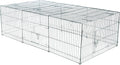 TRIXIE Rabbit Cage - 55 cu. ft., Outdoor Pen Extends Rabbit Hutch and Chicken Coops, Ideal for Small Animals, Bunny, Guinea Pigs, Chickens