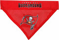 Pets First NFL DOG BANDANA - TAMPA BAY BUCCANEERS REVERSIBLE PET BANDANA. 2 Sided Sports Bandana with a PREMIUM Embroidery TEAM LOGO, Large/X-Large. - 2 Sizes & 32 NFL Teams available