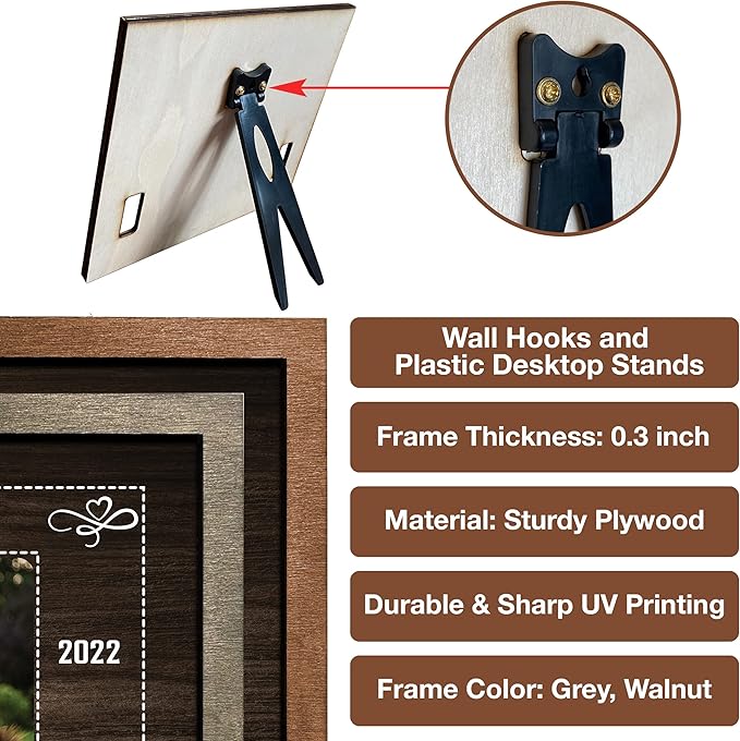 Customized Dog Picture Frames for Dogs That Passed Personalized Gifts for Pets Cat Memorial Frames Pet Photo Frames and Memorials Loss of Cat Gifts Rainbow Bridge Puppy Loss Gifts